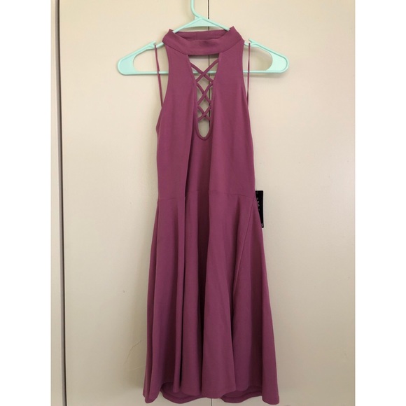 Pink choker dress - Picture 1 of 3
